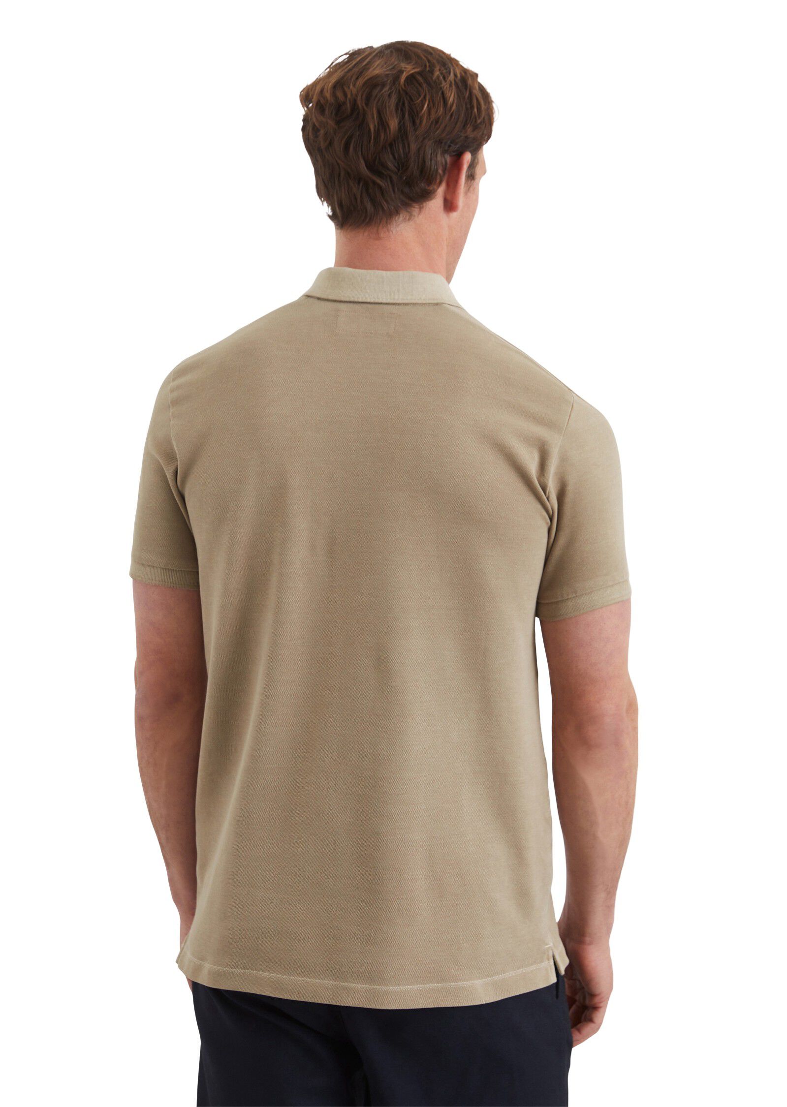 Poloshirt, short sleeve, rib collar