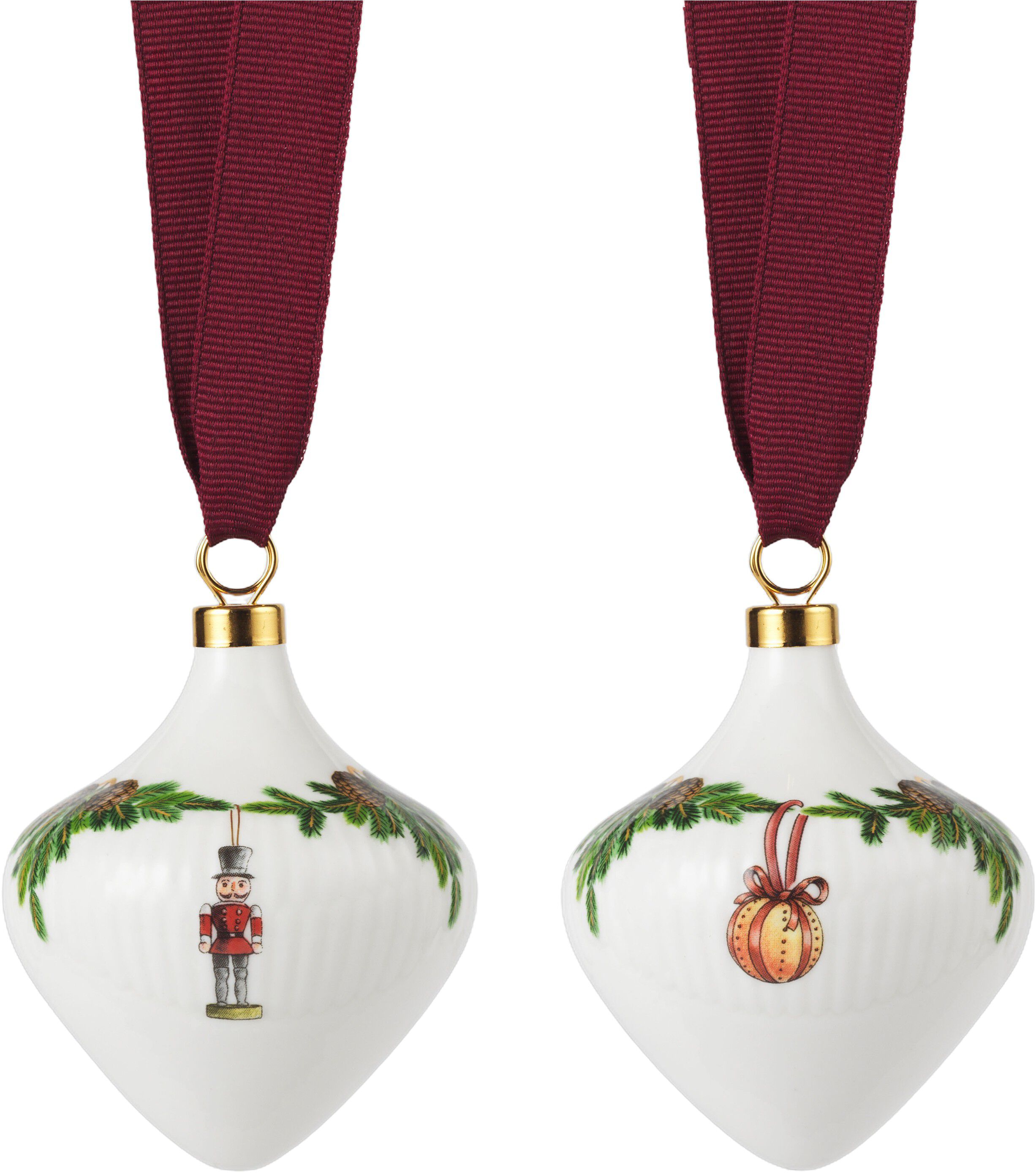 Stjerne Riflet OrnamentS&aelig;t2stk