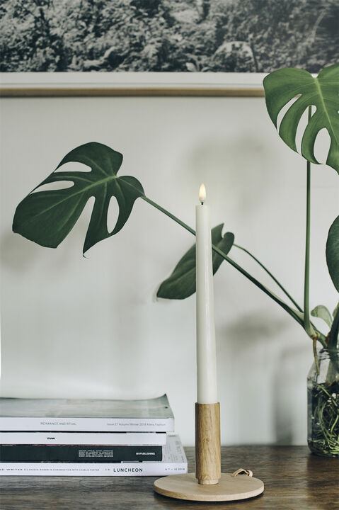 LED Taper Candle - twin pack - Nordic White - 2,3 x 25 cm