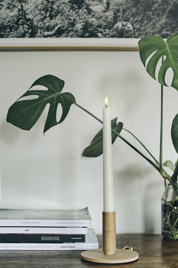 LED Taper Candle - twin pack - Nordic White - 2,3 x 25 cm