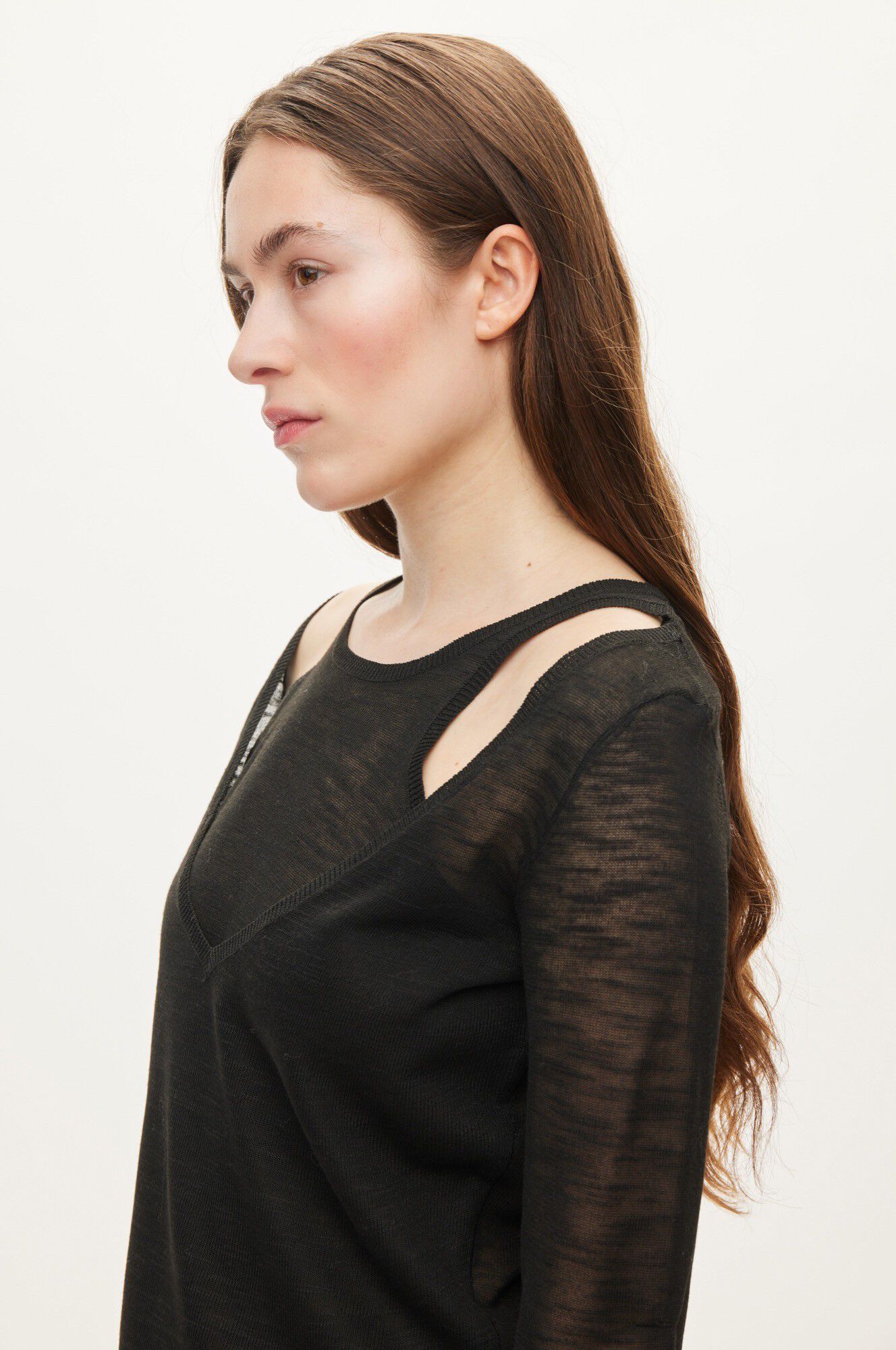 Drama Knit Blouse