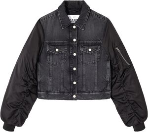 Rigid Denim Mix Jacket