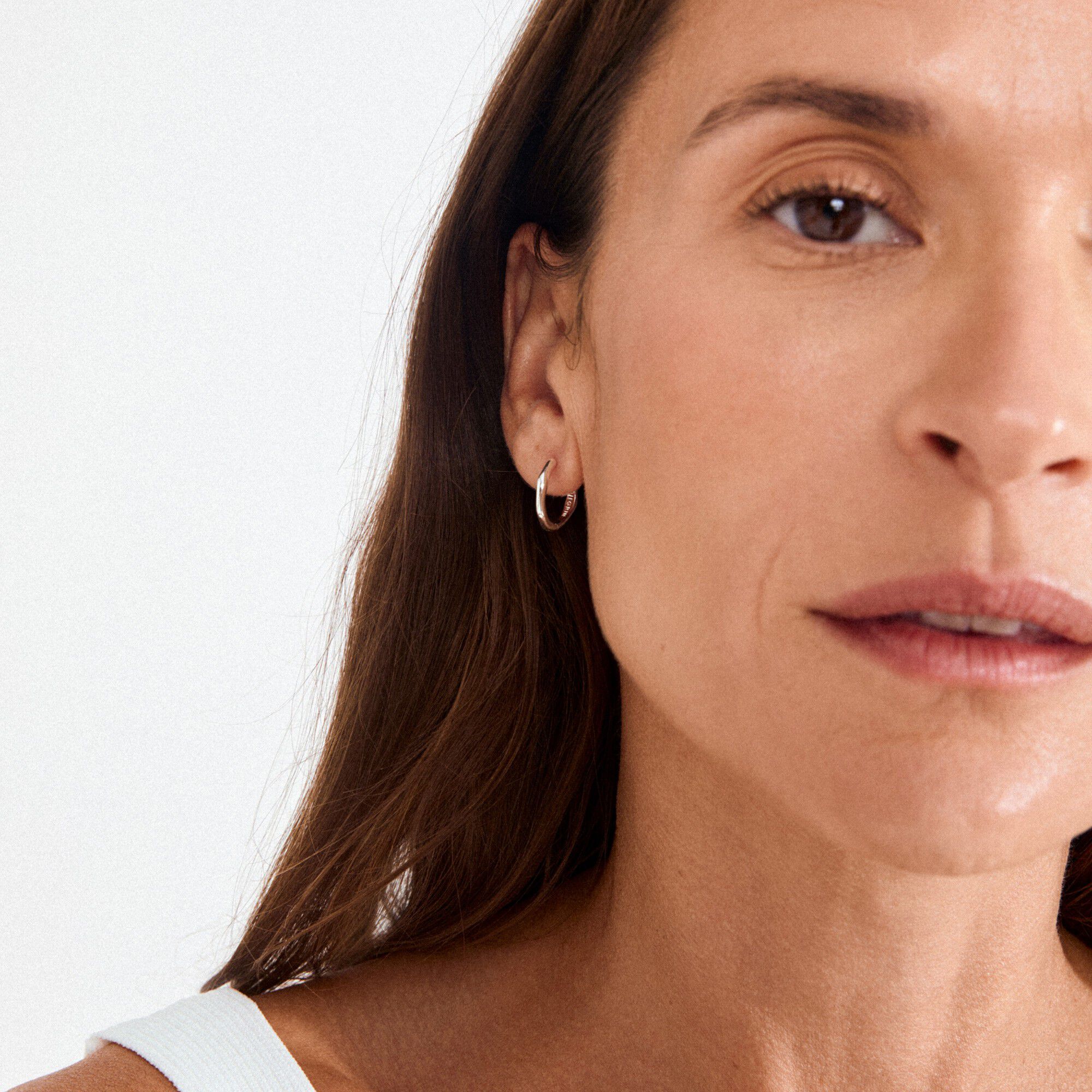 NOVA hoop earrings silver-plated