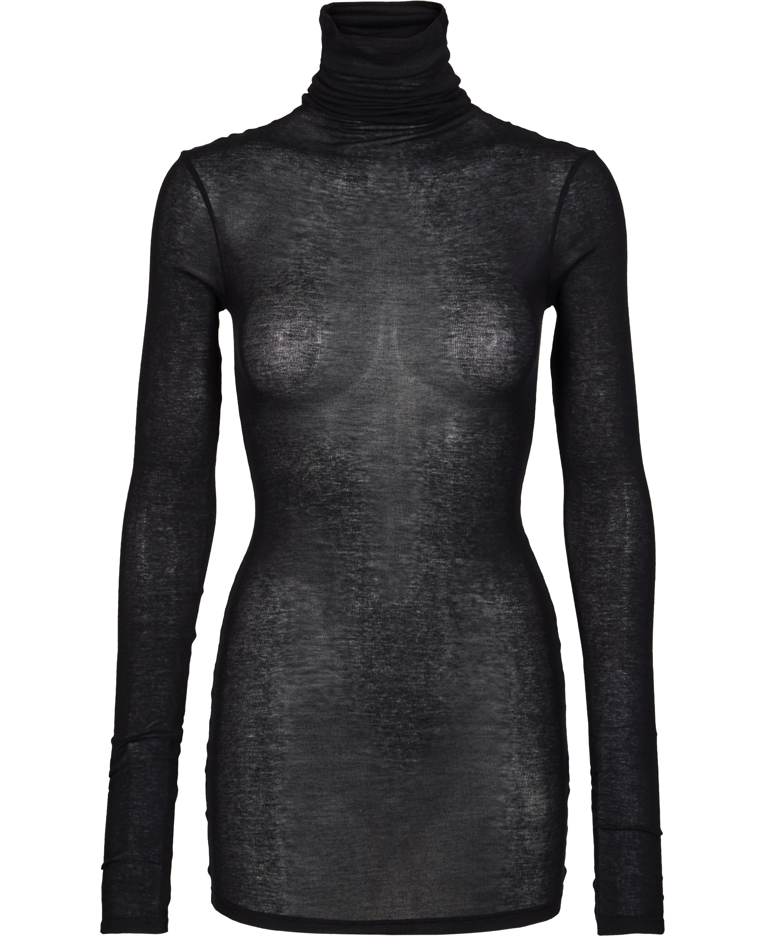 Turtleneck collar t-shirt