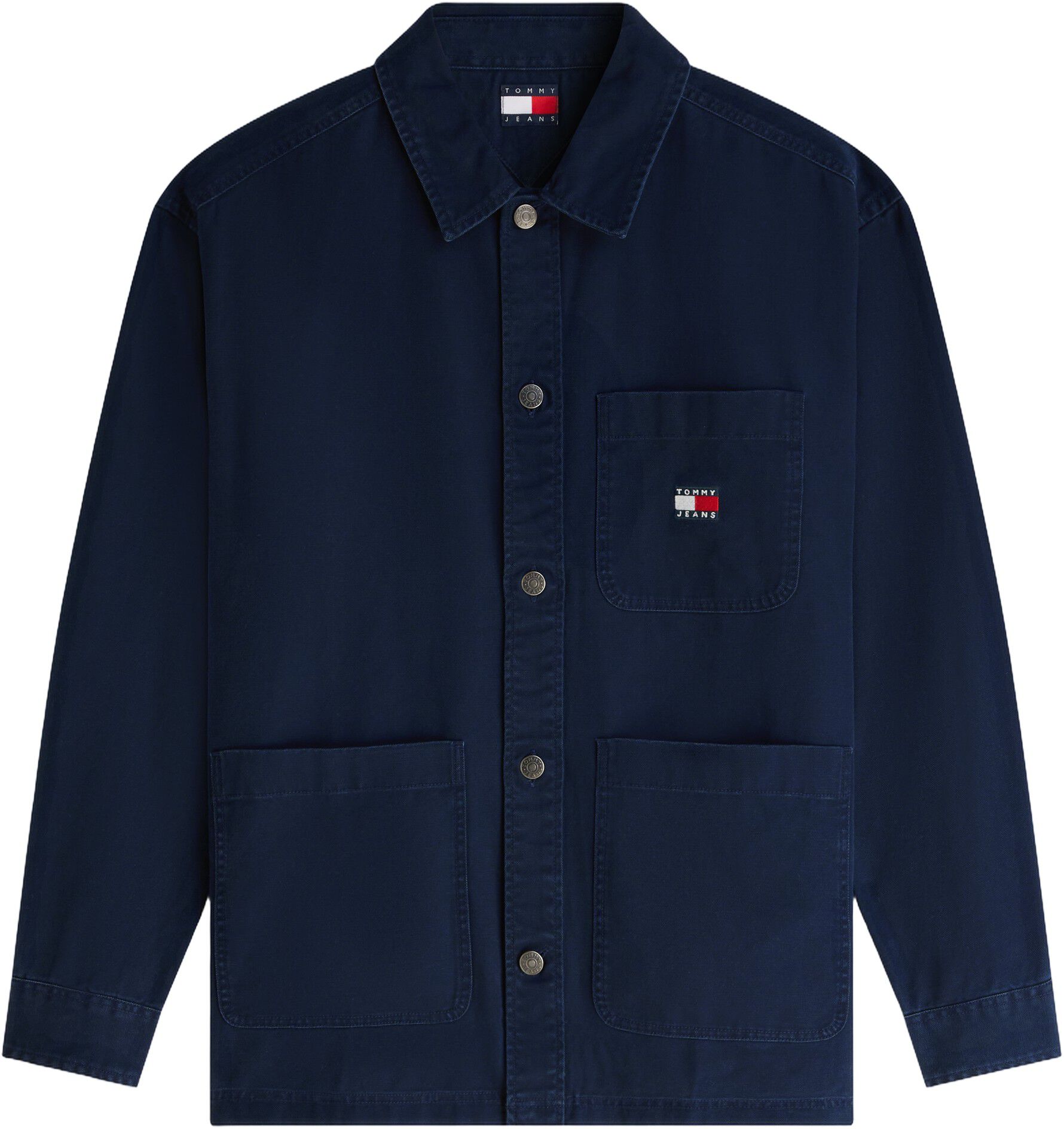 Oversized Fit Patch Pocket Overshirt