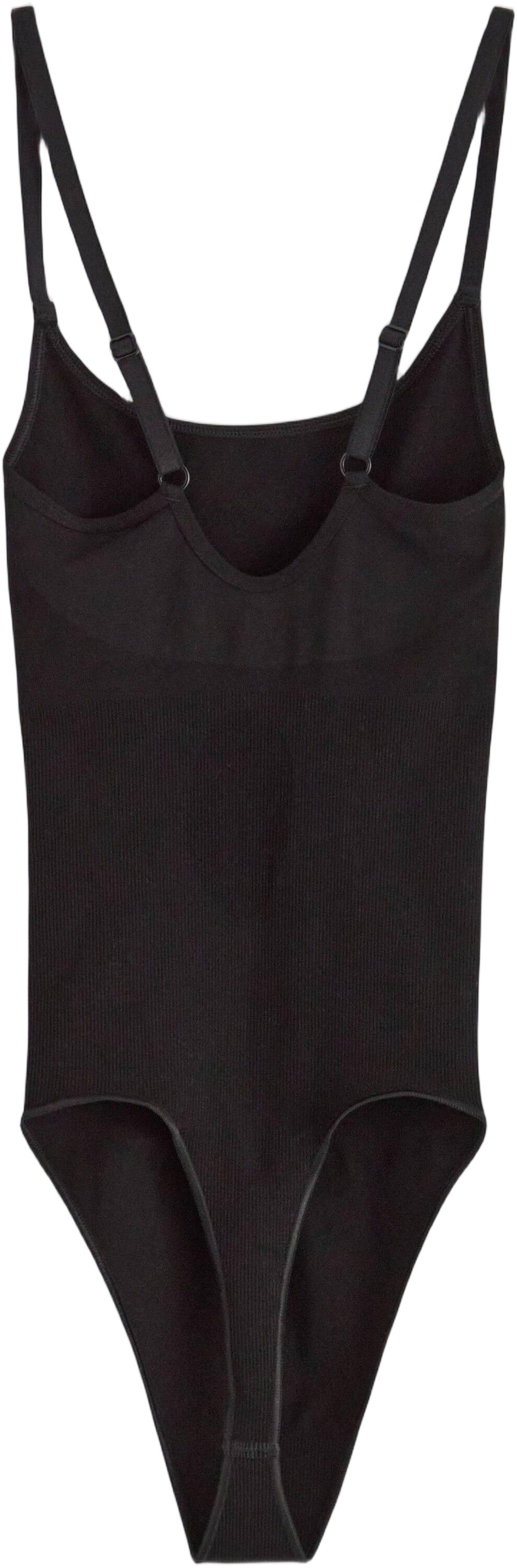 Shaping-bodystocking med g-streng og zonest&oslash;tte