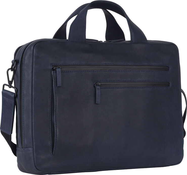 Briefcase with zipper 2 comp.
