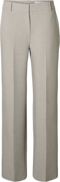 Selected SLFRITA MW WIDE PANT MEL NOOS Island Fossil melange Magasin dk selected-slfrita-mw-wide-pant-mel-noos-island-fossil-melange-magasin-dk