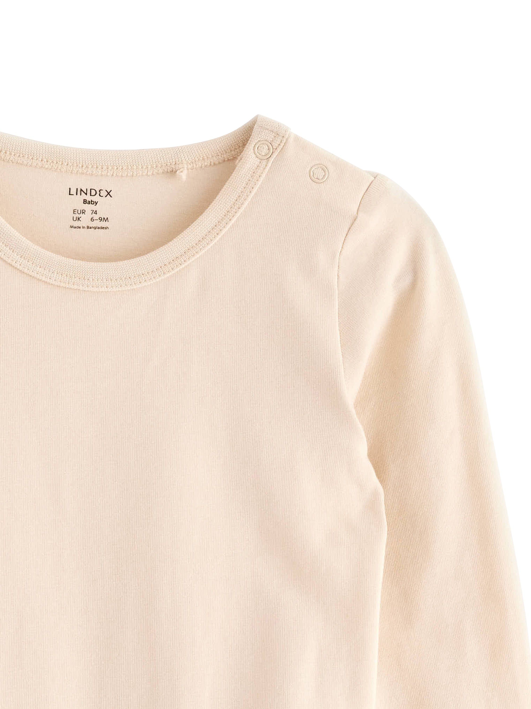 Babybody i bomullsjersey med lange