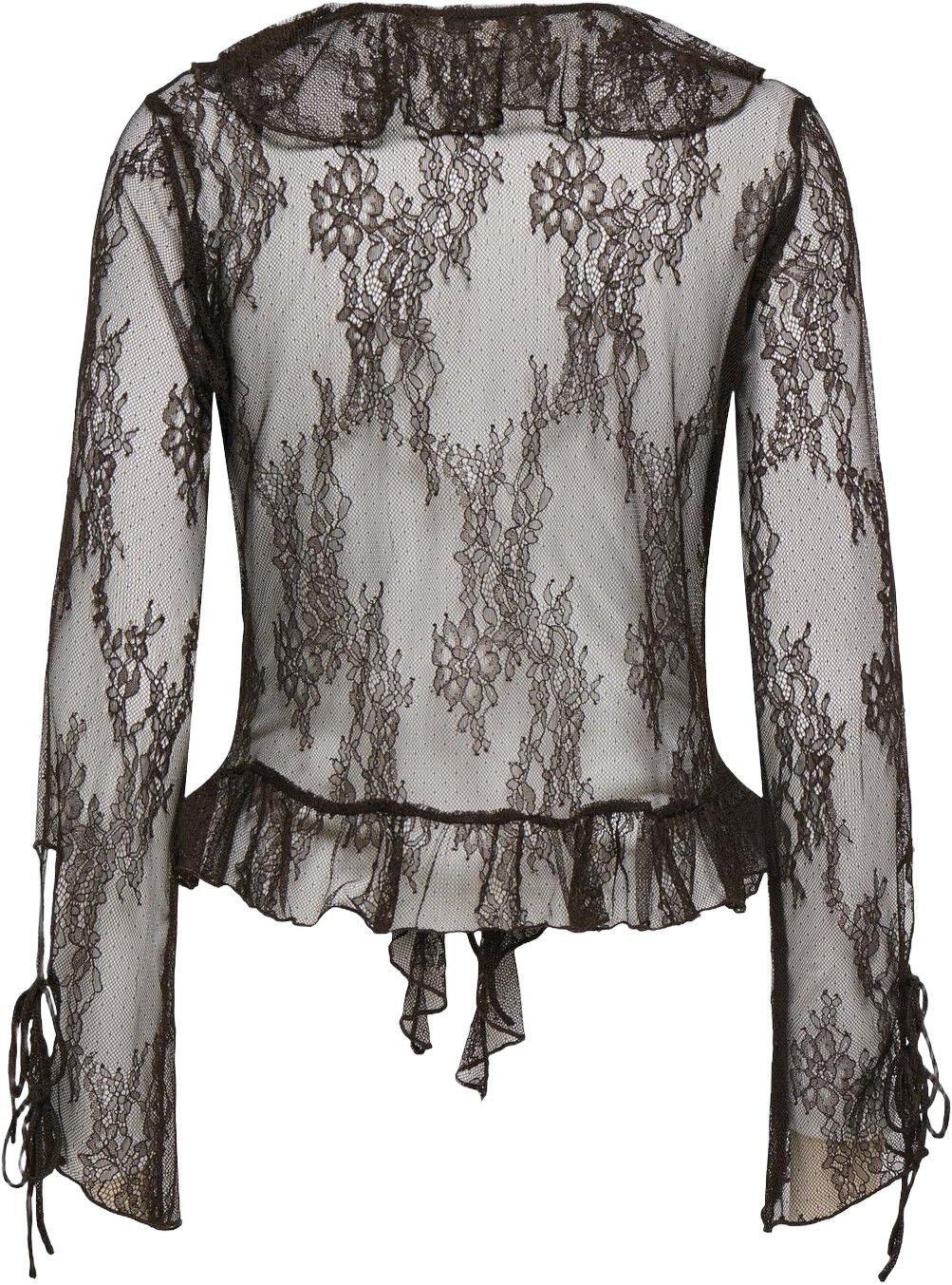 ONLCALIBEA L/S RUFFLE TOP WVN EX