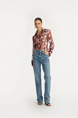 MESH FITTED SHIRT