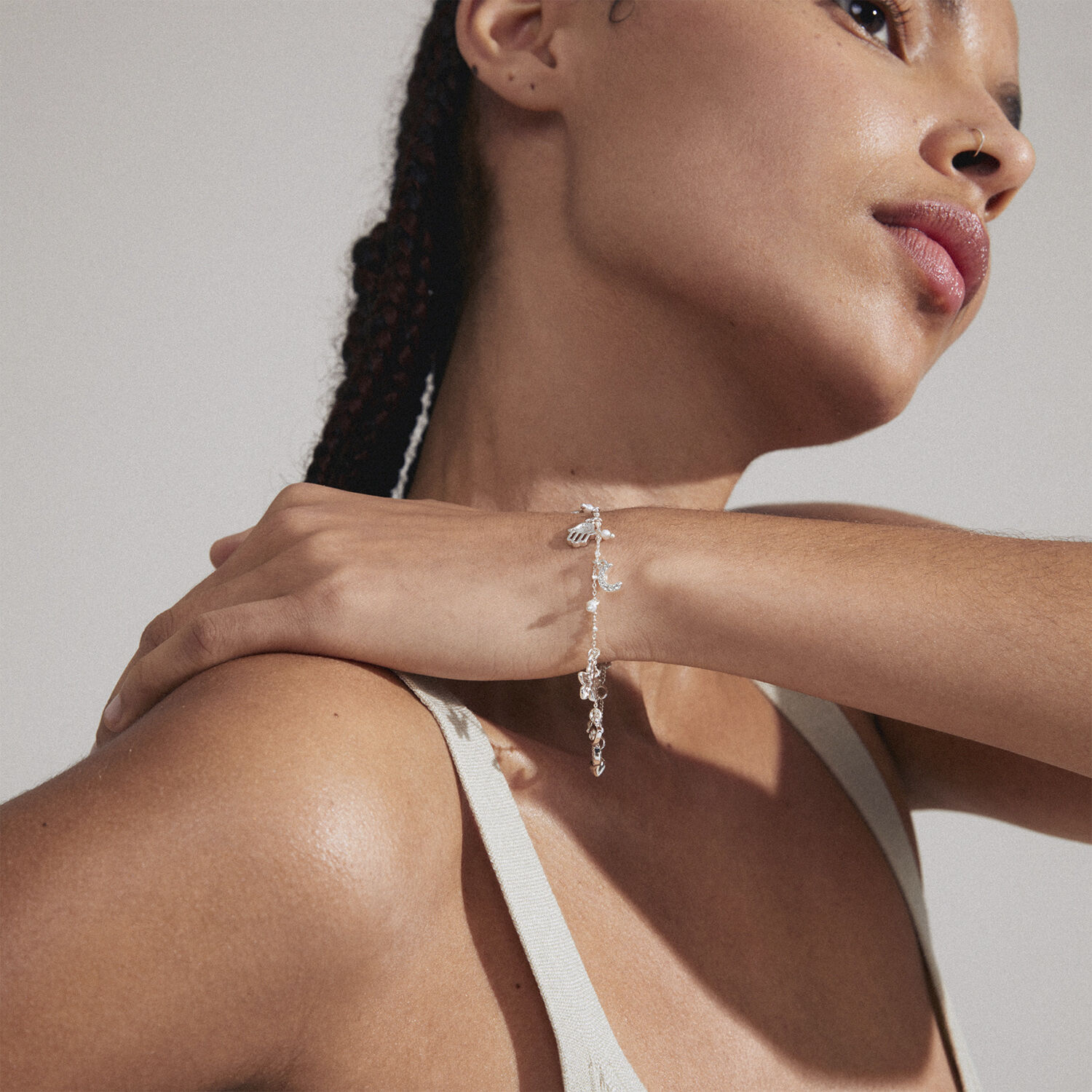 PRUCENCE recycled bracelet silver-plated