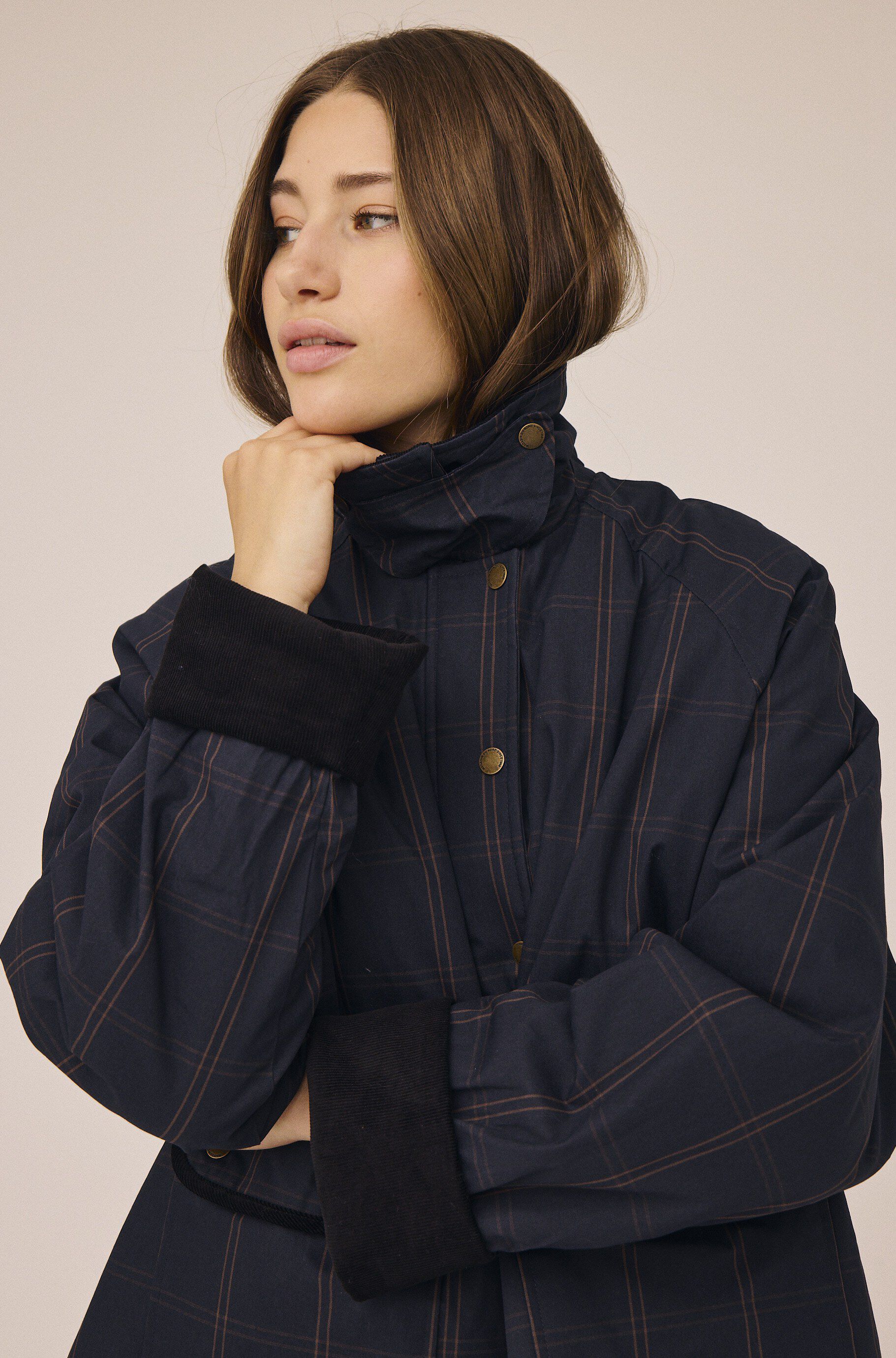 Emmy 9 Jacket with corduroy details - GRS