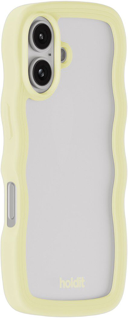 Wavy Case iPhone 16 Lemonade/Transparent