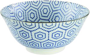 Mixed Bowls 14.8x6. 8cm BL/WH