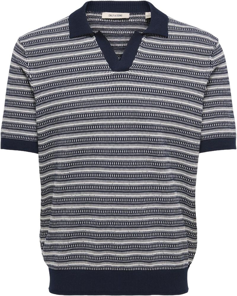 Onstilo Life Reg Ss Split Neck Knit