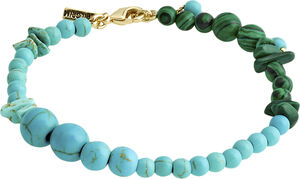 SOULMATES bracelet blue/gold-plated
