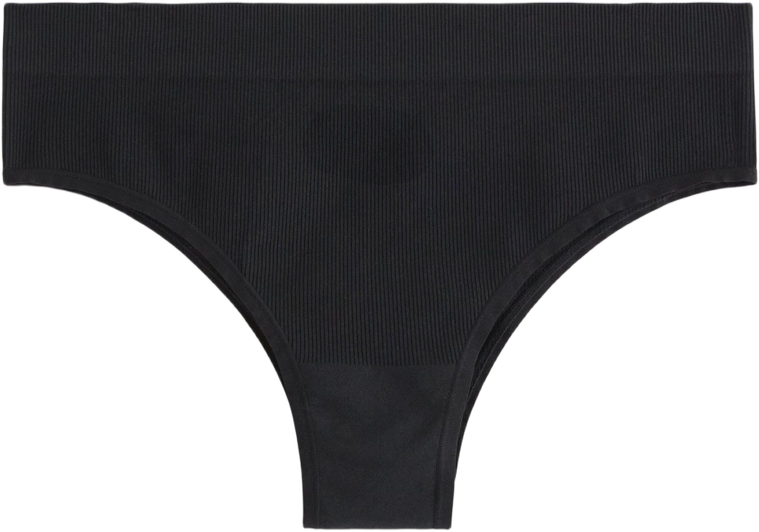High waist brazilian briefs with a