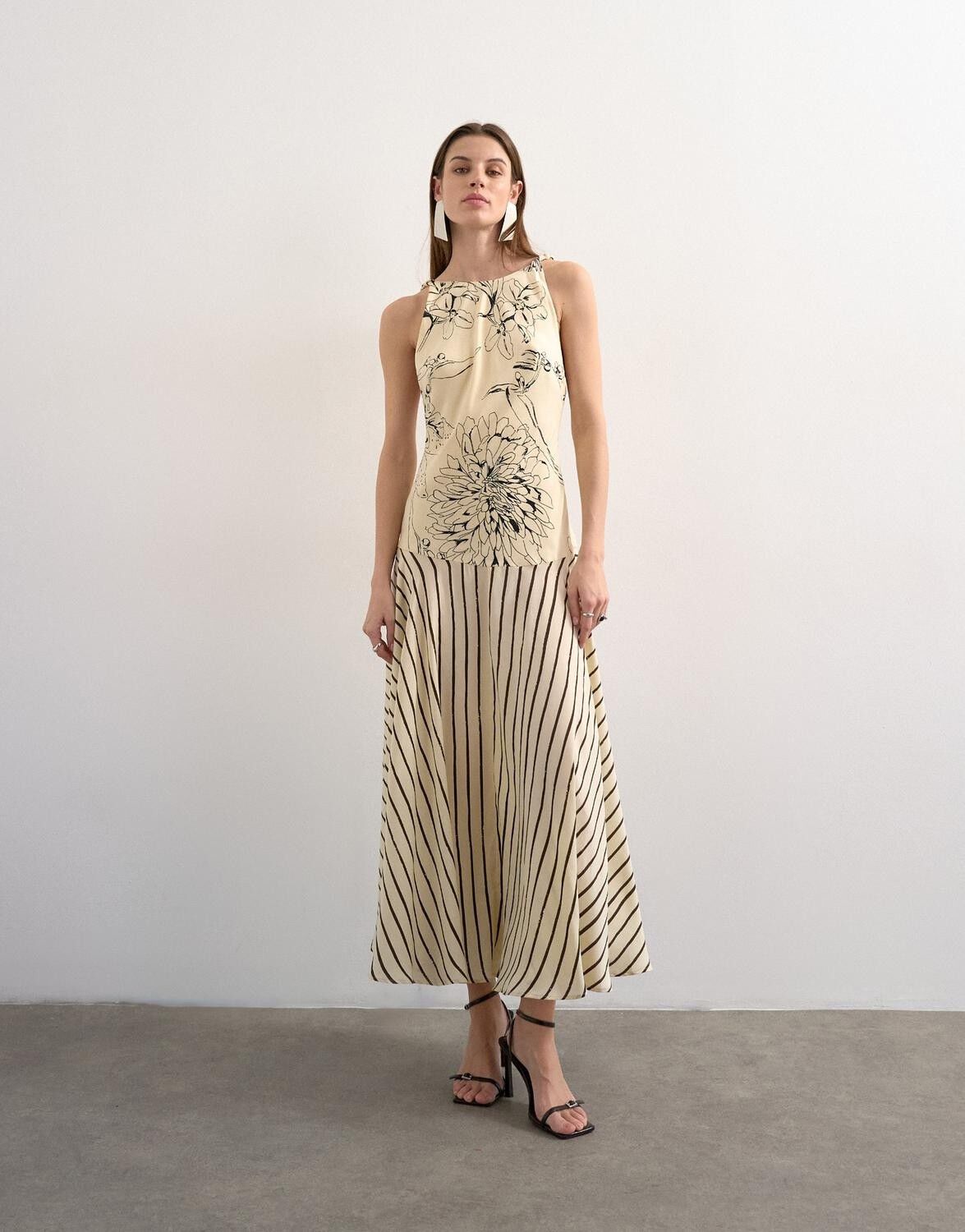 TSMILLE SL MAXI DRESS WVN