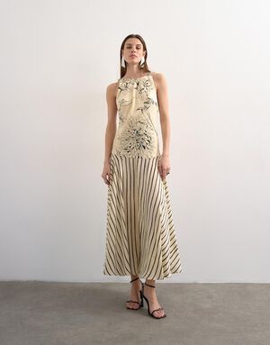 TSMILLE SL MAXI DRESS WVN