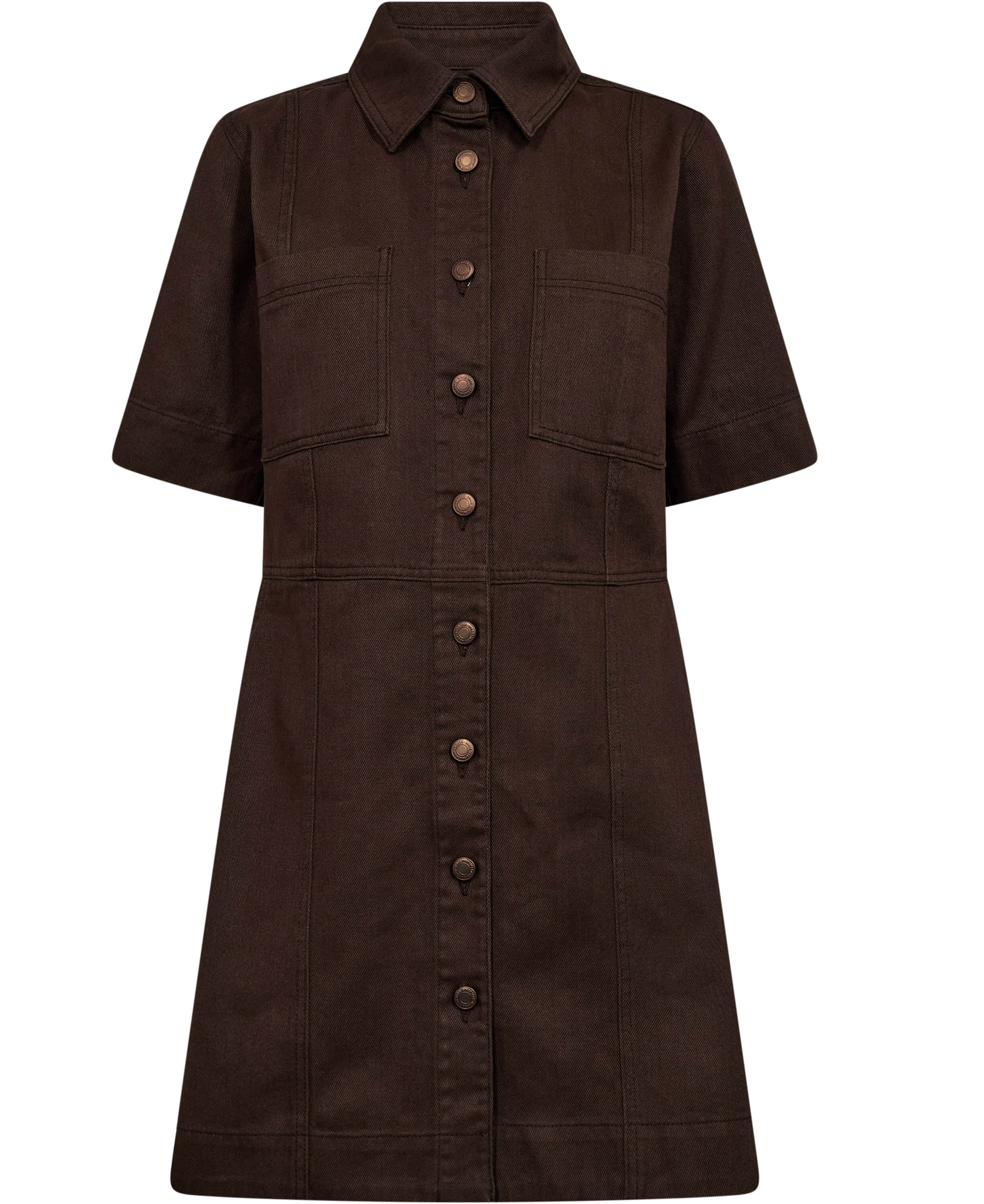 Emma 5 Denimkjole - 100% &Oslash;kologisk bomuld GOTS