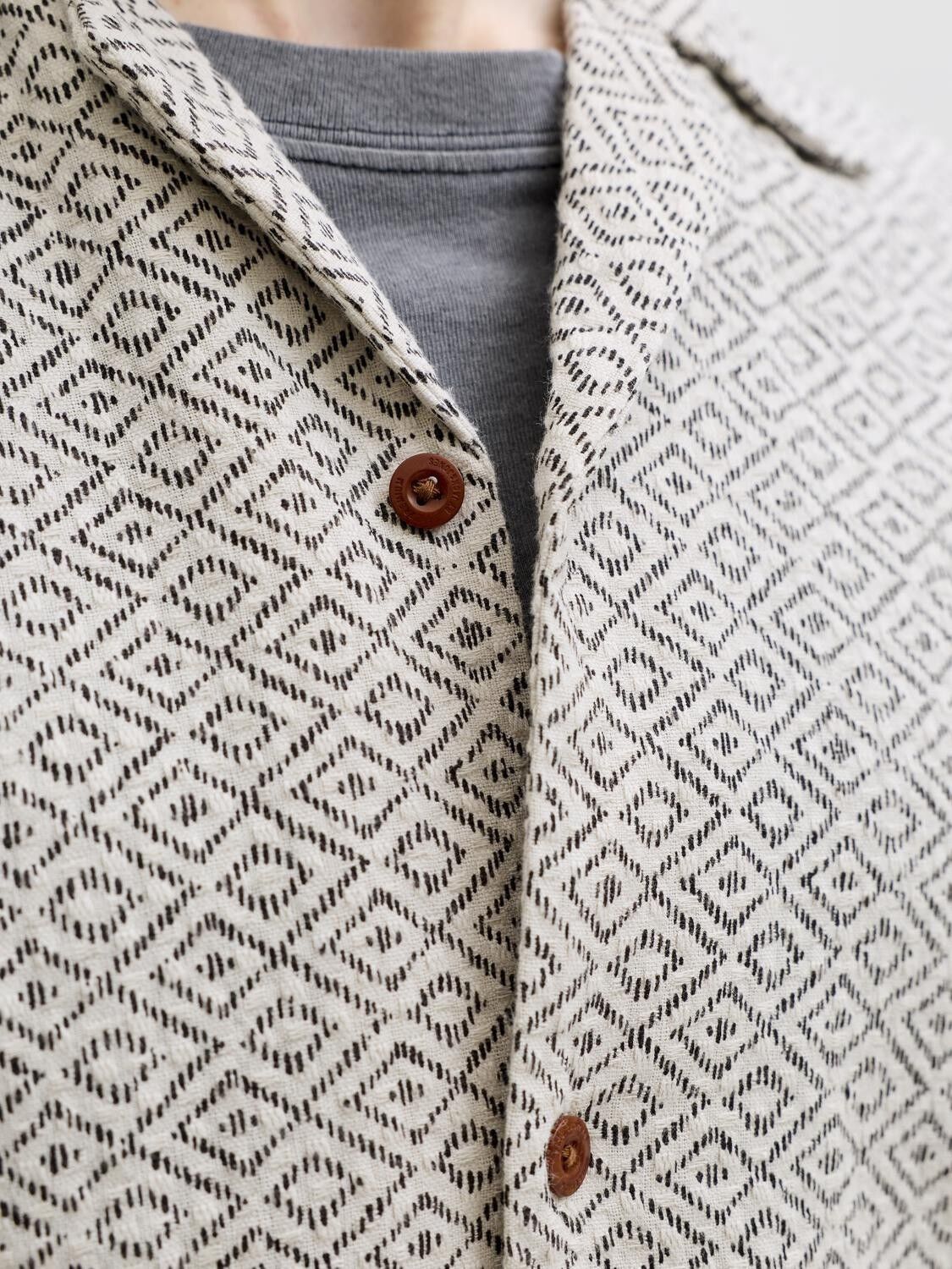 JPRBLUWINSON PRINT DOBBY S/S SHIRT