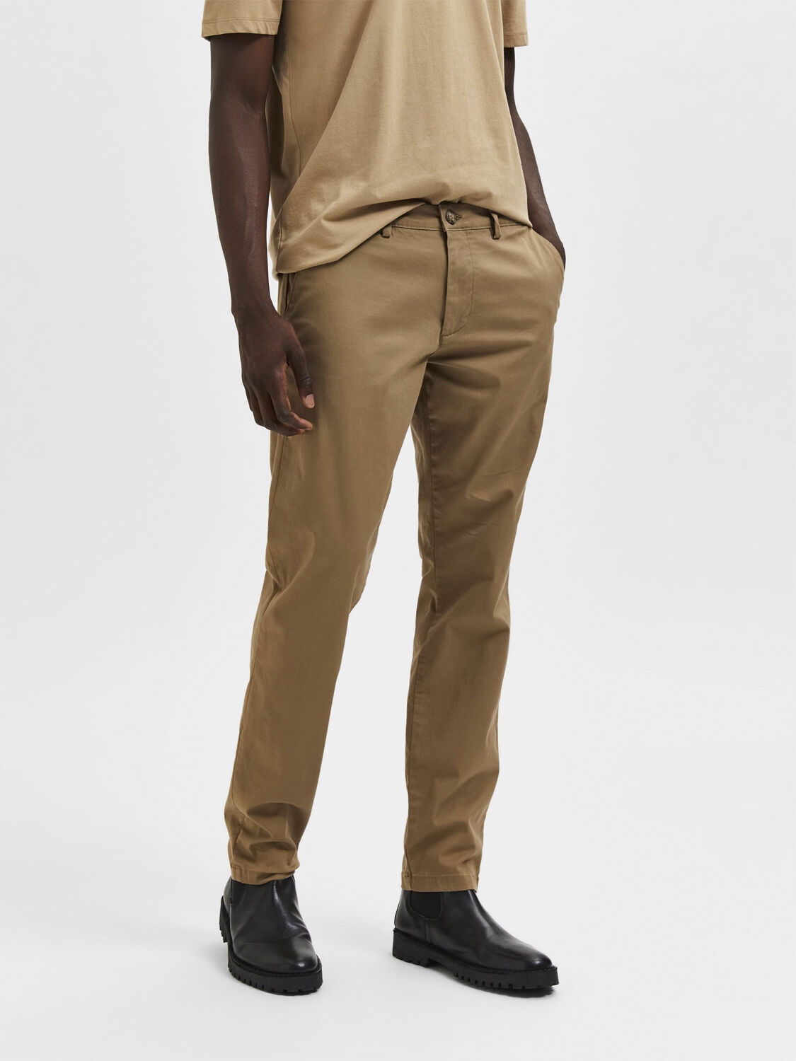 SLHSLIM-NEW MILES 175 FLEX CHINO W