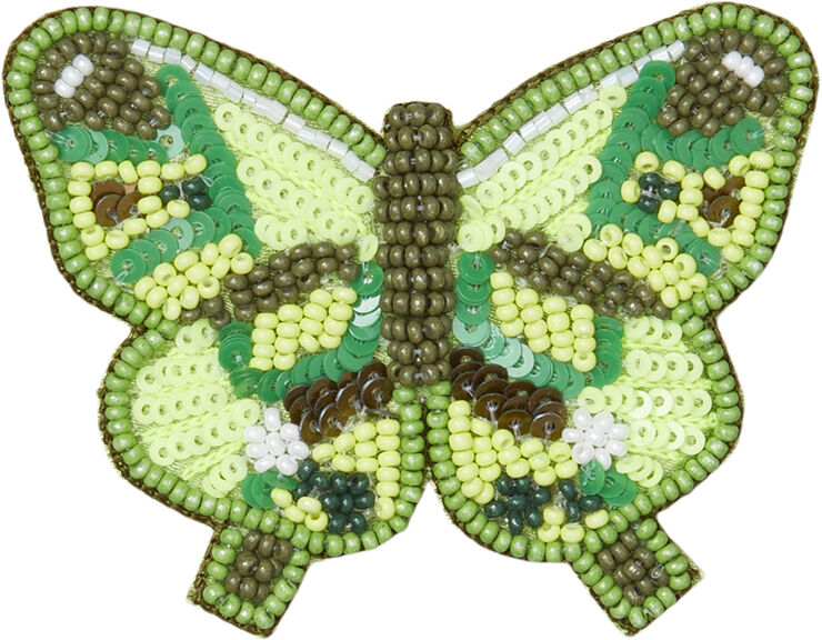 Butterfly Beaded Clip