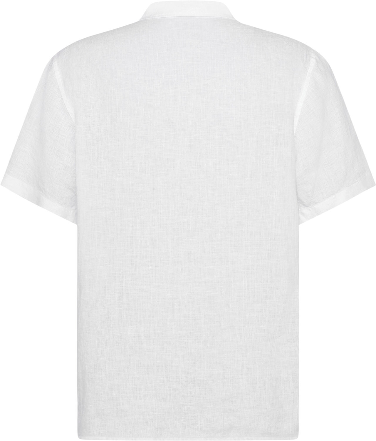 Box fit short sleeved linen shirt GOTS/Vegan