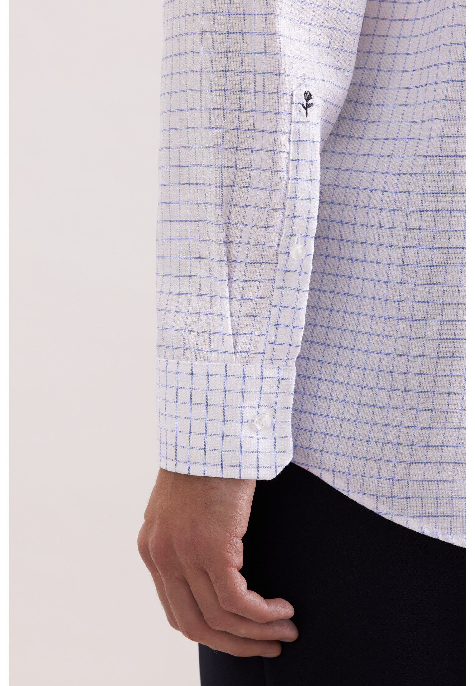Business shirt Regular 1/1 Kent-Collar Check