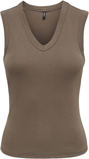 ONLRILEY S/L V NECK TOP CS JRS