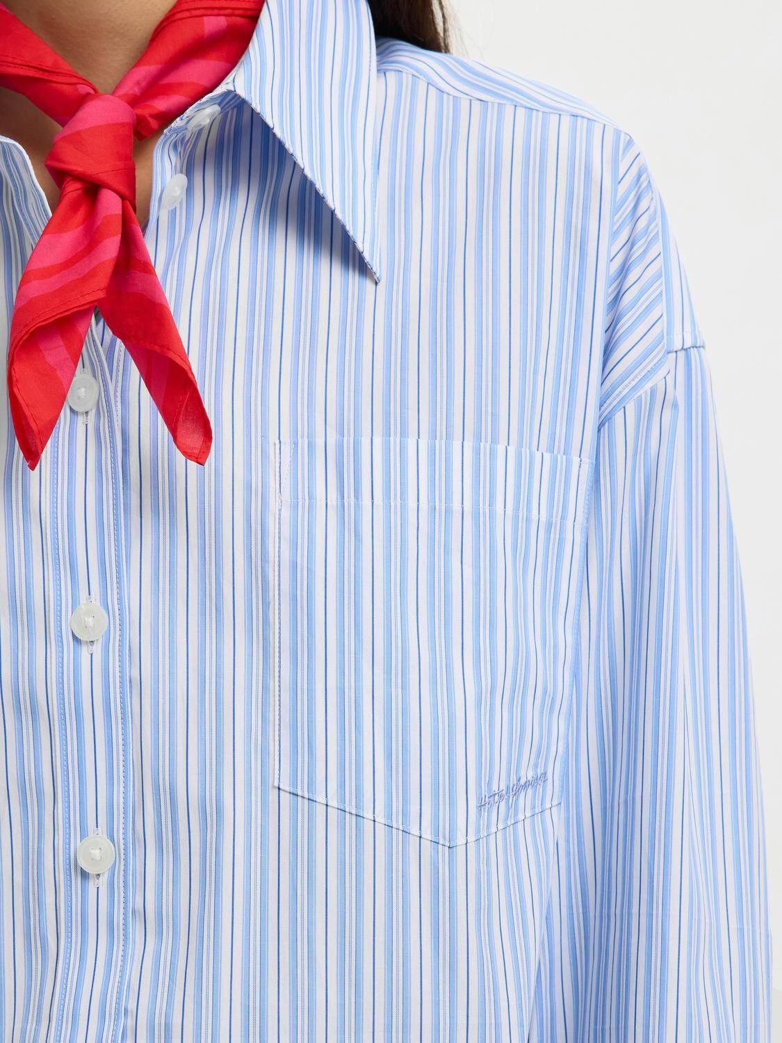 SLFHOTEL AMOUR OVERSIZE LS SHIRT B