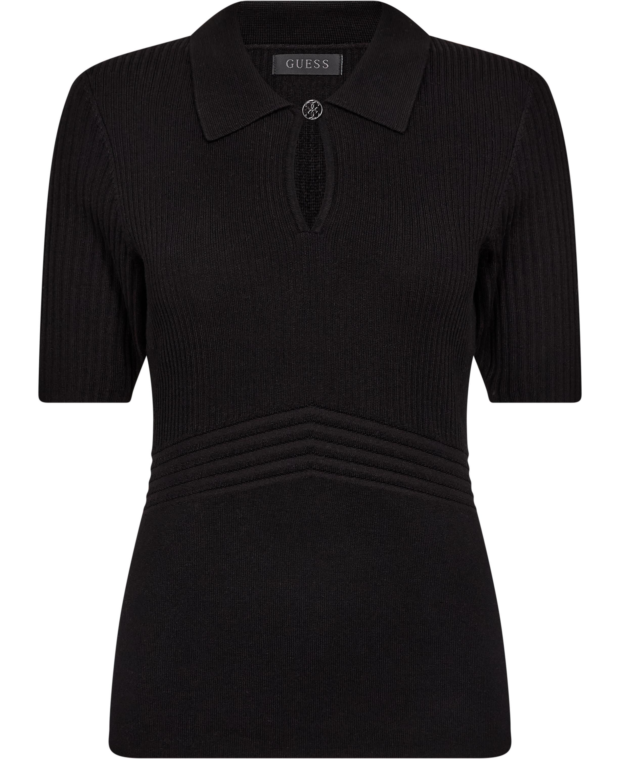 FLORA CUT-OUT POLO SS SWTR