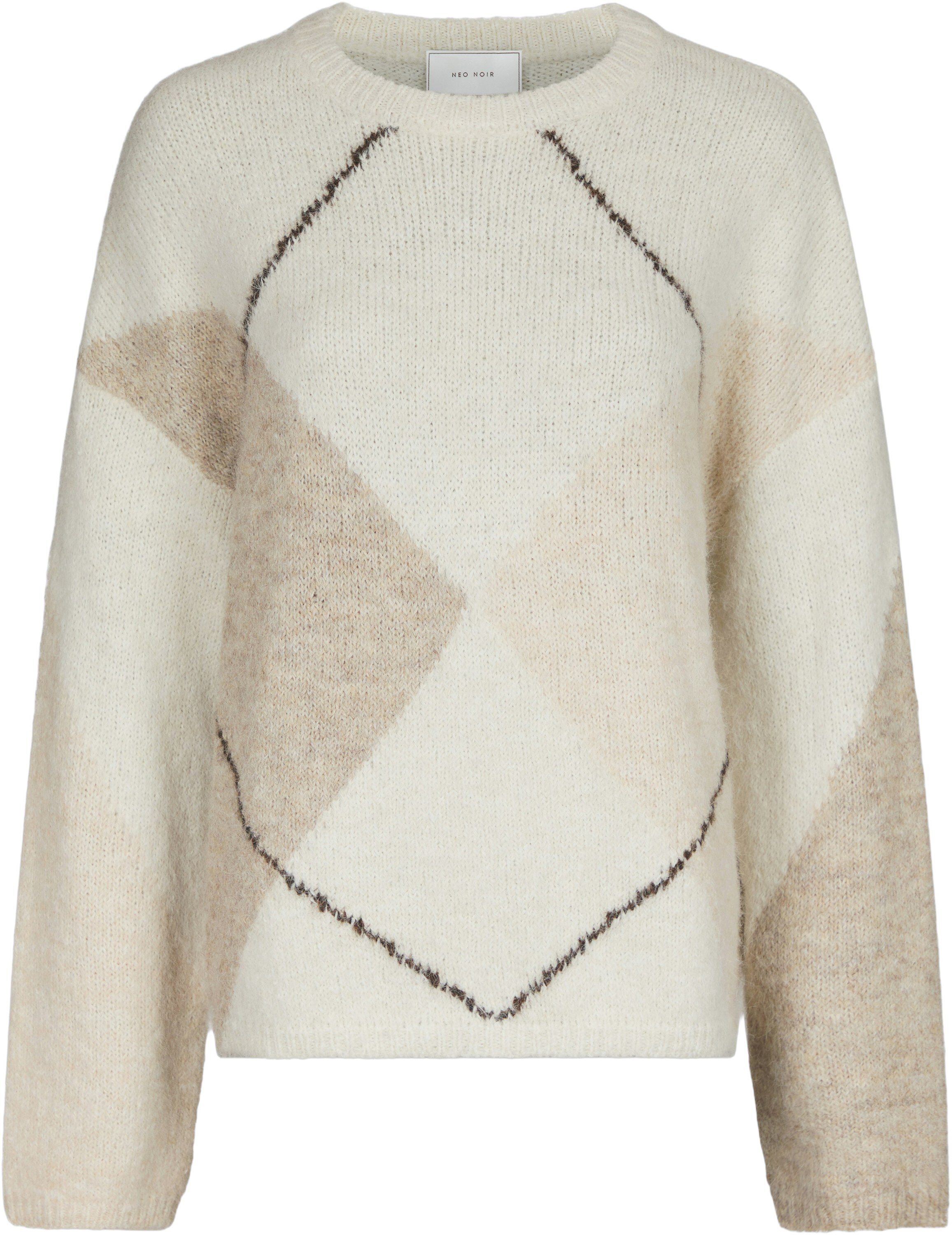 Inga Check Fluff Knit Blouse