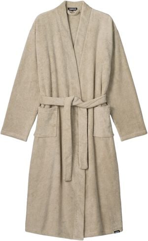 Cotton-terry Weave-knit Robe | Organic Cotton
