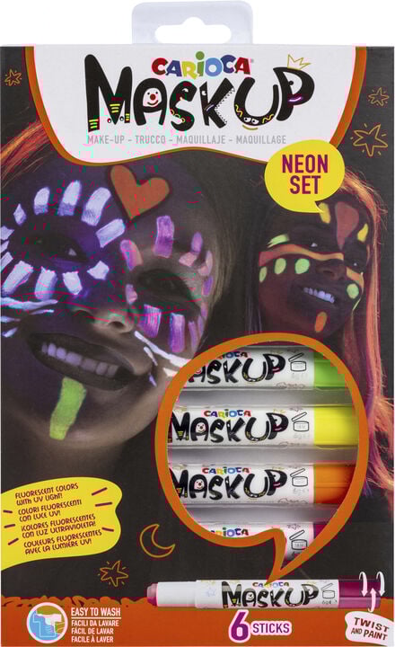 CARIOCA 6xFACEPAINT NEON