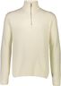 Half zip rib knit