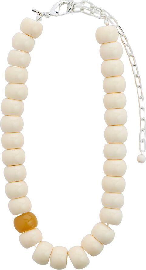 ECLIPSE necklace white/silver-plated