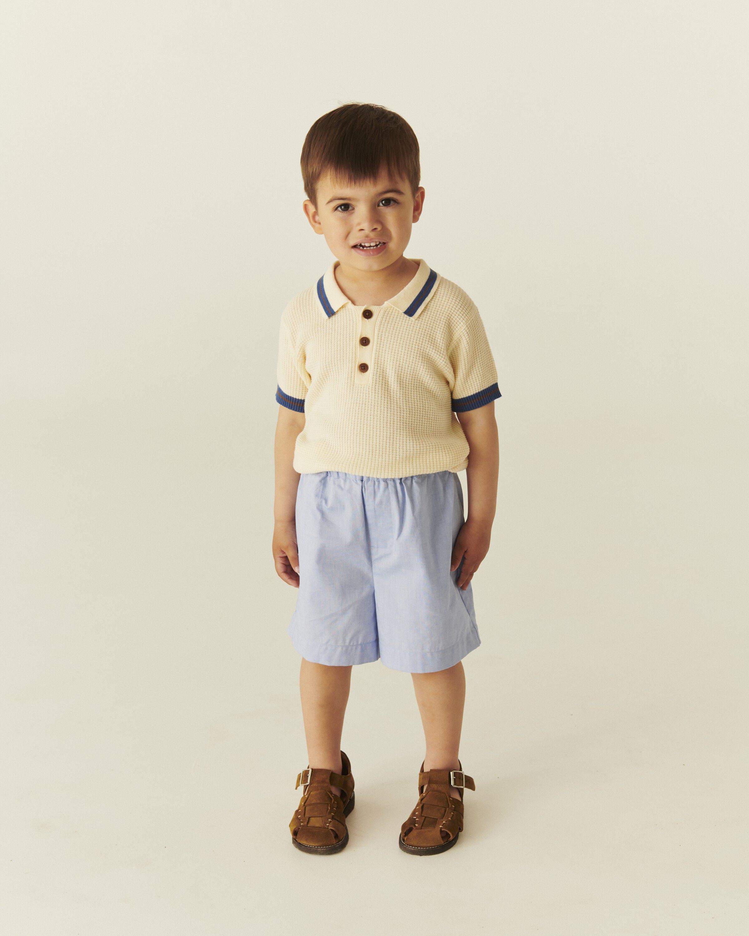 KNITTED PATTERN POLO
