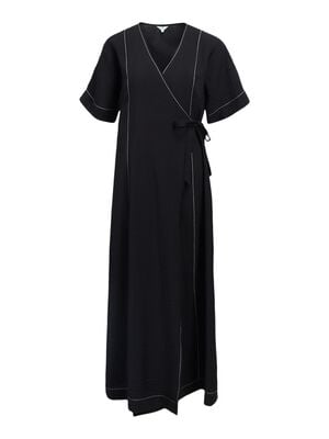 OBJJACIRA S/S RE LONG WRAP DRESS NO