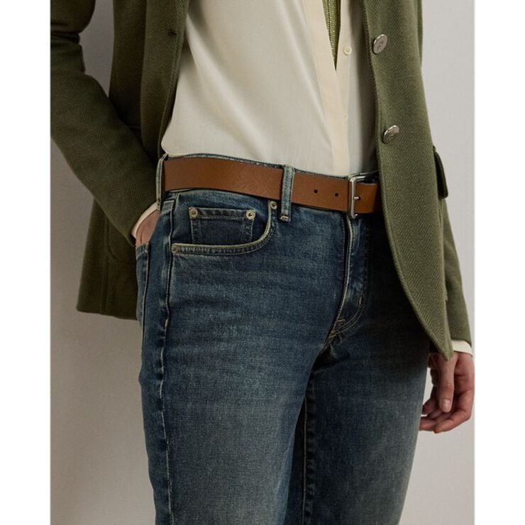 Mid-Rise Straight Ankle Jean