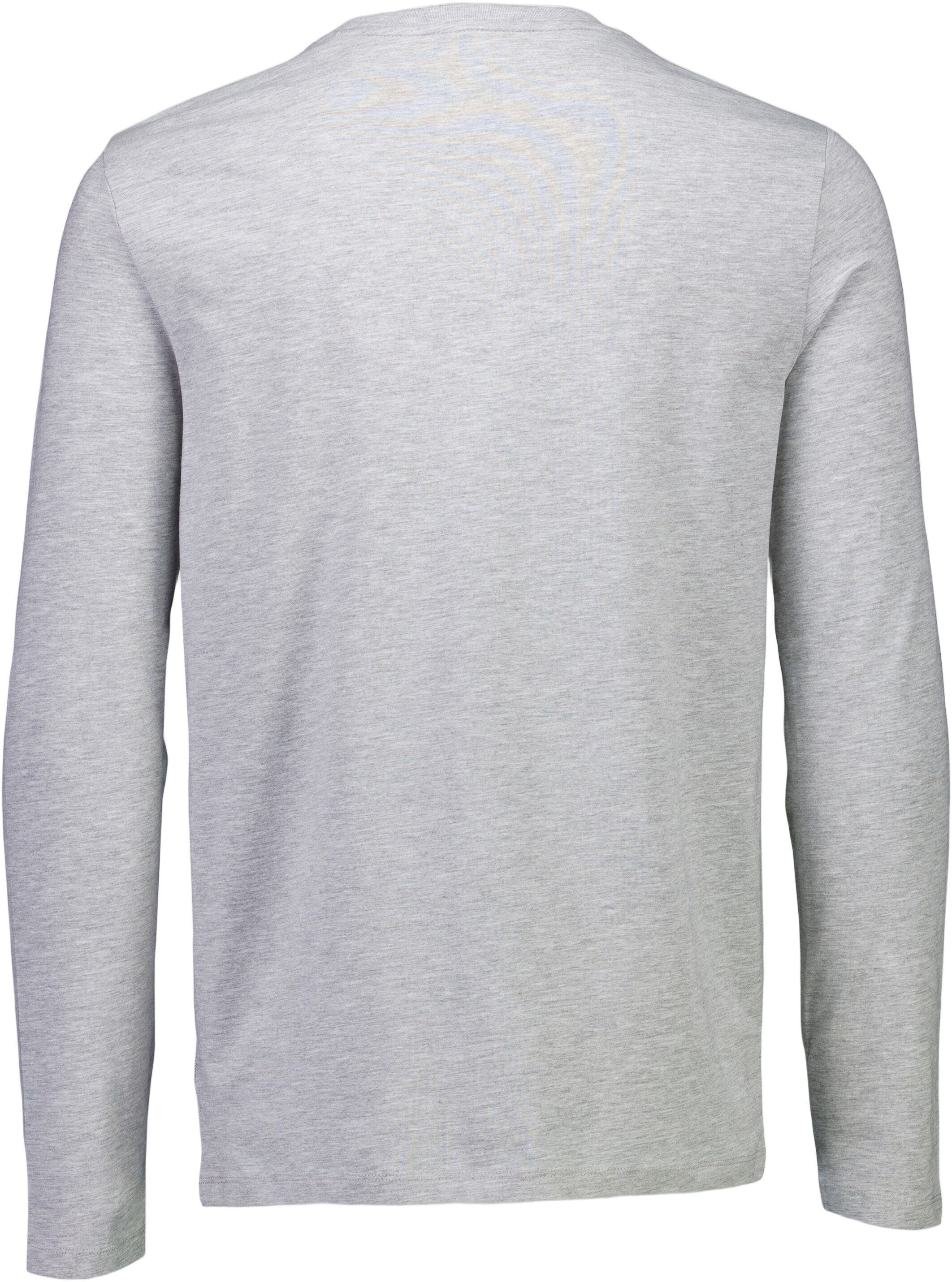 Basic o-neck stretch tee L/S