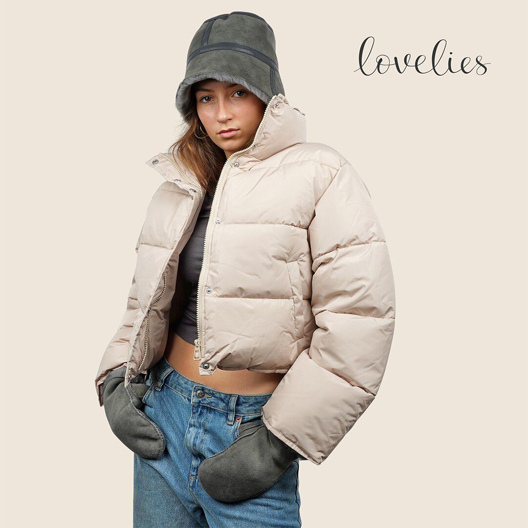 NANGA - DOUBLE FACE SHEARLING HAT W/ LEATHER DETAILS