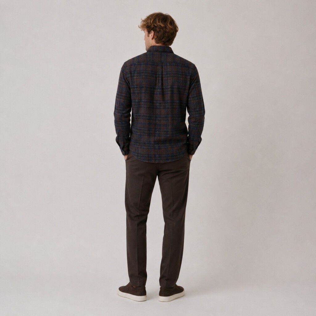 Eske checked flannel shirt