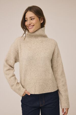 Mai 3 Highneck sweater - Mohairmix - RWS