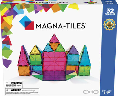Magna-Tiles clear colours 32stk