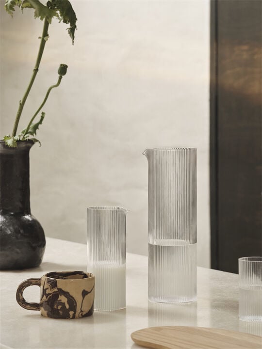 Ripple Milk Jug - Clear