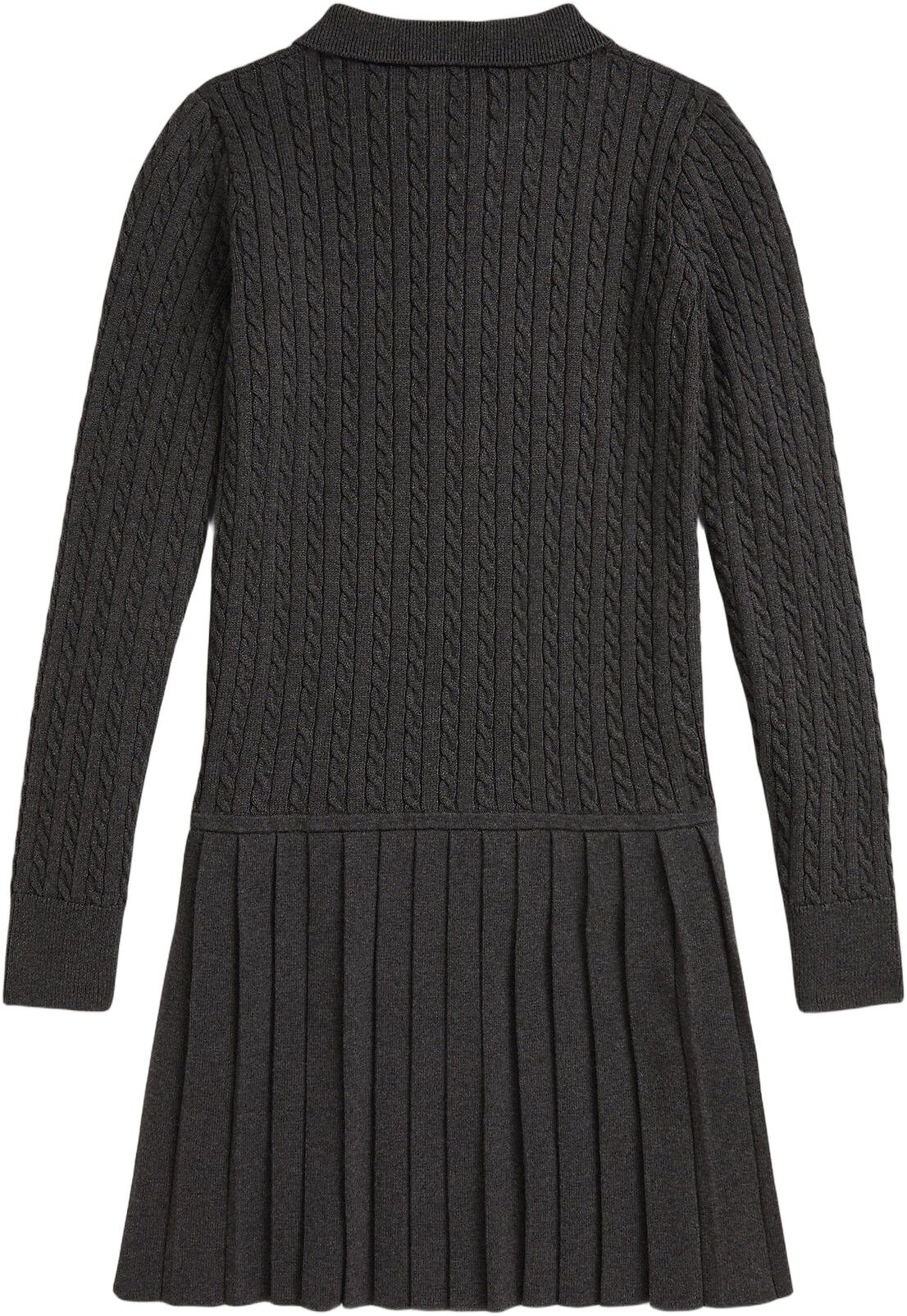 Mini-Cable Polo Sweater Dress Teen
