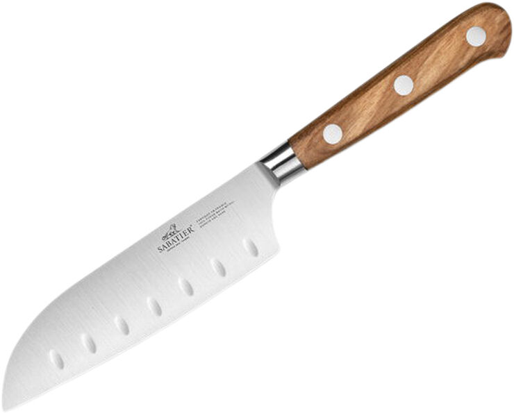 Santokukniv Ideal Provence 13 cm Stål/Oliventræ