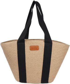 PEPPINO - JUTE BAG WITH COTTON HANDLES 45 X 40 CM